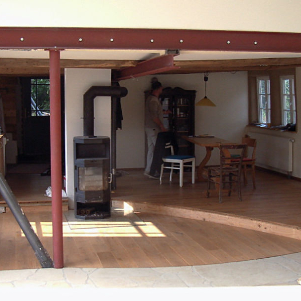 04 - Stahlabfangung im Fachwerkhaus (Wibbecke)